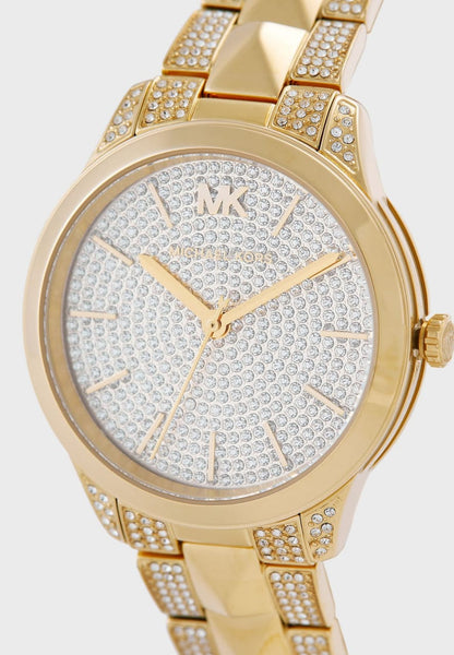 Michael Kors Runway Gold stainless steel Gold Dial Quartz For Ladies Runway Gold stainless steel Gold Dial Quartz For Ladies Runway Gold stainless steel Gold Dial Quartz For Ladies